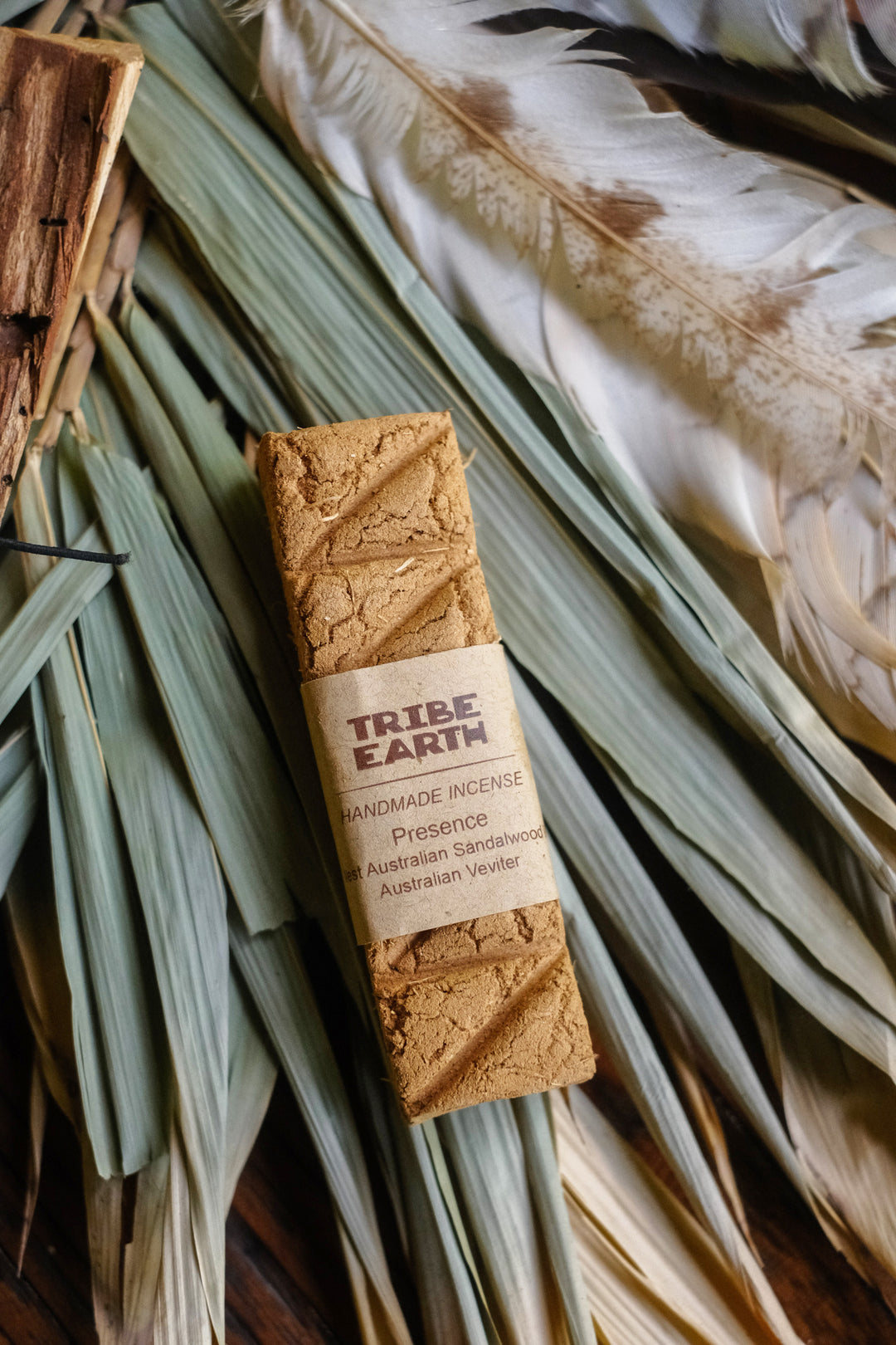 Presence WA Sandalwood; Australian Vetiver root - Handmade Incense